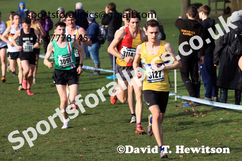 Senior Men, 2024 CAU Inter Counties Cross Country Champs., Wollaton Park, Nottingham. Photo: David T. Hewitson/Sports for All Pics